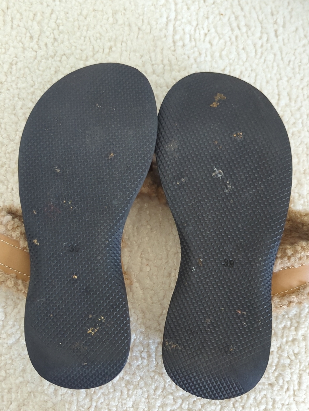 Staud Siesta Shearling Slides in Brown - Picture 11 of 14